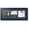 ArtToFrames Collage Photo Picture Frame with 3 - 5x5 inch Openings, Framed in Black with Over 62 Mat Color Options and Regular Glass (CSM-3926-95)